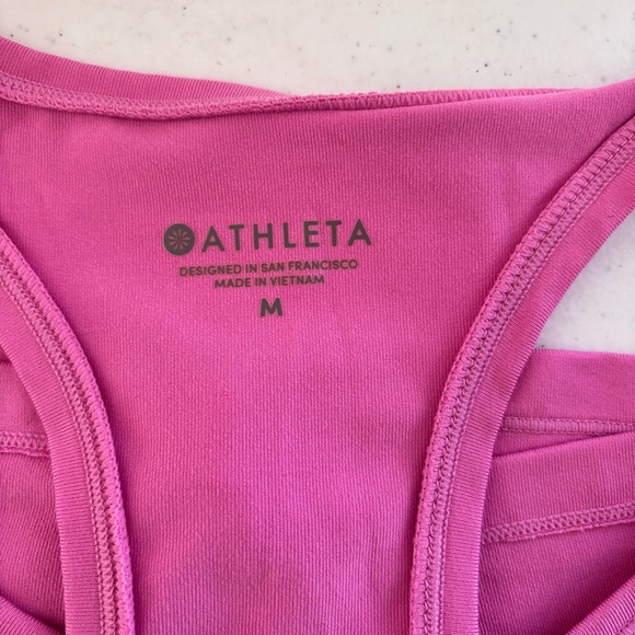 Athleta Fuchsia Racerback Tank - Picture 5 of 6